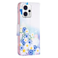 Miniatyrbild 3 av 5: Motorola Moto G13 / G23 / G53 5G Fodral Med Tryck Fjäril/Blommor