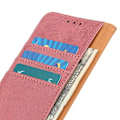 Miniatyrbild 4 av 6: KHAZNEH Sony Xperia 10 VI Läder Fodral Rosa