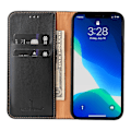 Miniatyrbild 4 av 6: iPhone 13 Pro - Läder Flip Fodral - Svart