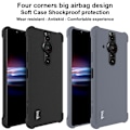 Miniatyrbild 3 av 6: IMAK Sony Xperia Pro-I Skal Shockproof TPU + Skärmskydd Matt Grå