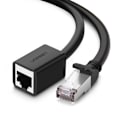 Miniatyrbild 1 av 6: UGREEN 0.5m RJ45 Cat6 Förlängningskabel LAN Hane - Hona Svart