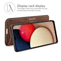 Miniatyrbild 3 av 6: Samsung Galaxy A03s Fodral Läder Brun