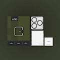 Miniatyrbild 2 av 4: HOFI iPhone 16 Pro / 16 Pro Max Linsskydd Pro+ Transparent