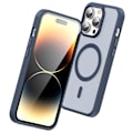 Miniatyrbild 3 av 6: ColorPop iPhone 14 Pro Max Skal CH MagSafe Matt Mörk Blå