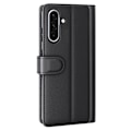 Miniatyrbild 3 av 8: Samsung Galaxy A36 5G/A56 5G Fodral Premium Äkta Läder Svart
