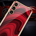 Miniatyrbild 4 av 4: GKK Galaxy S24 Plus Skal Härdat Glas Electroplate Leopard
