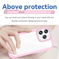 Miniatyrbild 4 av 6: iPhone 14 Pro Max Skal Akryl/TPU Transparent/Rosa