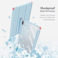 Miniatyrbild 5 av 6: DUX DUCIS Galaxy Tab S9 Plus Fodral TOBY Tri-Fold Blå