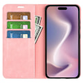 Miniatyrbild 2 av 6: iPhone 16 Pro Fodral Flip Läder Rosa
