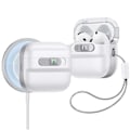 Miniatyrbild 1 av 6: ESR AirPods 4 Skal MagSafe Pulse HaloLock Vit