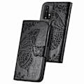 Miniatyrbild 2 av 5: Xiaomi Redmi 9T - Butterfly Läder Fodral - Svart Black Svart