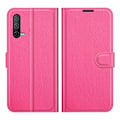 Miniatyrbild 1 av 6: OnePlus Nord CE 5G - Litchi Läder Fodral - Rosa