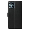 Miniatyrbild 6 av 6: iPhone 15 Fodral Solid Läder Med Snodd Svart