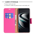 Miniatyrbild 3 av 6: Samsung Galaxy S22 Plus Fodral Litchi Textur Läder Rosa