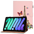 Miniatyrbild 1 av 6: iPad Mini 2024/2021 Fodral Case Stand Eiffeltornet