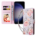 Miniatyrbild 5 av 6: Samsung Galaxy S25 Fodral RFID Rosa Blommor