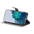 Miniatyrbild 6 av 6: Samsung Galaxy S22 Plus Fodral Fjärilar Tryckt Läder Grå