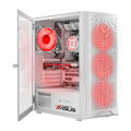 Miniatyrbild 1 av 4: VIST PBA Vit PC Gaming Ryzen 7 5700X - RAM 32Go - RTX 4060Ti - SSD 1To M.2 - WIFI - Windows 11 Pro