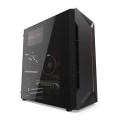 Miniatyrbild 2 av 4: KRUX Astro Cube Black PC-fodral - Kubformat - Sidofönster - Micro ATX, Mini-ITX