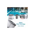 Miniatyrbillede 3 af 4: Erstatningsfilterpatron til Mspa boblebad filter boblebad spa erstatningsvandfilter til oppustelige pools - Vandfiltermodel (6-pak)