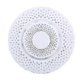 Smart Wi-fi Luftkvalitetsmåler Indendørs Luftkvalitetstester Med Appalarm Og Datalogger, 1 Styk, Hvid