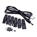 Universal USB-adapter Erstatning for Skjønnhetsinstrument, Hårklippere, Skrivebordslamper, 7 stk og USB-kabel