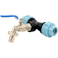 Miniatyrbillede 2 af 5: IBC Tilslutningssæt - Tankadapter, drænventil, regnvandstankdele (DN50)
