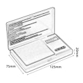 Miniatyrbillede 5 af 5: IC Mini smykkevægt elektronisk vægt 1000g x 0,01g
