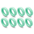 Pikkukuva 1 / 10: 8 kpl/setti Matkatavaroiden pyöränsuojat Kengät Matkalaukun pyörät Suoja Mintunvihreä Mint Green 8Pcs-8Pcs