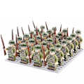 Miniatyrbillede 2 af 4: 24 Militære Figurer Militærblok, Soldater Tegleleksager US Army