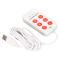Programmable Keypad Small USB 6 Keys Programming Customization Handheld Switch for Hospital Image Scanning
