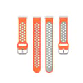 Miniatyrbild 5 av 5: Silikon Träningsarmband Armband Versa 3/Fitbit Sense - Orange/Grå Orange/Grå Orange/Grå Orange/Grå Orange/Grå Orange/Grå