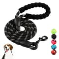 1.5m Strong Dog Leash Extra Heavy Duty Climbing Rope Comfortable Padded Handle - Black