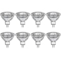 Miniatyrbillede 1 af 5: Pakke med 8 halogenpærer Gu5.3 Mr16 35w 12v Dæmpbar - varm hvid 2800k, 400 lumen, lås Jz [DB]