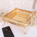Miniatyrbild 2 av 5: Metal Fruit Plate for Household Use, Snack Tray, Storage Basket, Decorative Table, for Fruit, Bread, Candy