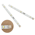 Pikkukuva 2 / 5: 2x LED-nauhat Rongsheng Hisense Logik -jääkaappi/pakastimeen MDDZ-162A 1629348