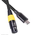 Miniatyrbilde 2 av 5: USB C til XLR Hunkabel Type C Hann til 3-pins XLR Hunn Mikrofonkabelkontakt Datamaskinlyd