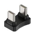 UC-009-MM Armbåge U-Form Dubbelhuvud USB-C Adapter 480 Mbps Snabb Överföring Typ-C Hane till Hane