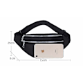 Pikkukuva 2 / 3: Vyölaukku Nylon - 2 Lokeroa Musta Svart Black