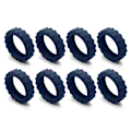 Pikkukuva 3 / 10: 8 kpl/setti Matkatavaroiden pyörän suojukset Matkalaukun pyörät Sininen Blue 8Pcs-8Pcs