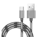 Miniatyrbillede 4 af 7: 2m flettet opladerkabel USB Type-C oplader til Samsung Galaxy -- 5-pak