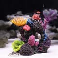 1 st polyresin korall prydnad, akvarium korall dekor för F