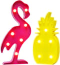 Luau Party Decorations Flamingos Pineapple Lights Tropical Hawaiian