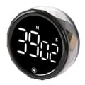 Kitchen Timer Digital Timer with Stopwatch Function and Countdown Aluminum [DB]