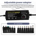 Miniatyrbild 4 av 5: 24V3A 72W Universal Power Supply, AC to DC 3V-24V Adjustable Power Adapter with LED Voltage Display