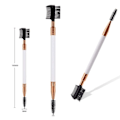 Miniatyrbillede 3 af 5: 3 stk. to-i-en børster Mascara børster Makeup Øjenbrynsbørste Øjenvippekam Øjenbryn Øjenvippe Dual-c sort