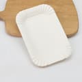 30-pack vita kartongbrickor - Serveringsbrickor för bakverk/äggmuffins/måltidspaket