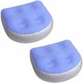 2-pack uppblåsbara spa-kuddar och poolkuddar med 4 sugproppar