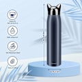 Miniatyrbillede 2 af 5: Sød kat vandflaske, rustfrit stål isolerede vandflasker termokande vakuum rejsekaffekrus, 320 ml/10,8 oz (blå) Blue