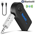Miniatyrbillede 1 af 4: 2-i-1 Trådløs Bluetooth 5.0 Sender/Modtager Adapter 3,5 mm Jack til Bilmusik Lyd Aux A2dp Hovedtelefoner Modtager Håndfri